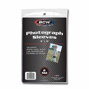 BCW 4x6 Photo Sleeves
