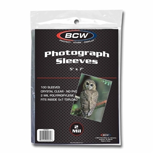 BCW 5x7 Photo Sleeves