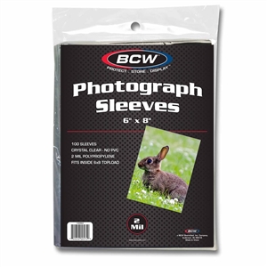 BCW 6x8 Photo Sleeves