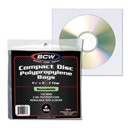 BCW Compact Disc Bags