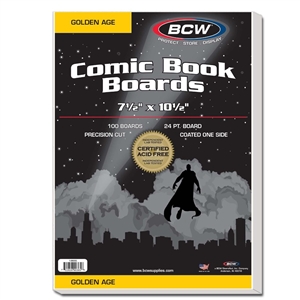 BCW Golden Comic Backing Boards