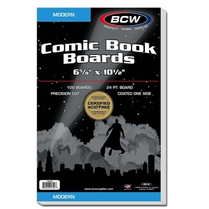 BCW Modern Comic Backing Boards