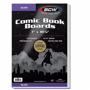 BCW Silver Comic Backing Boards