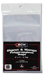 BCW Digest or Manga Bag