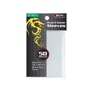 BCW Board Game Sleeves - (58MM x 89MM)