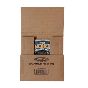 BCW Wrap Mailer for 45 RPM Records