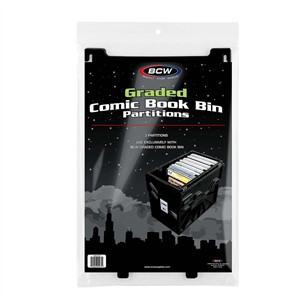 BCW Graded Comic Book Bin Divider/Partition