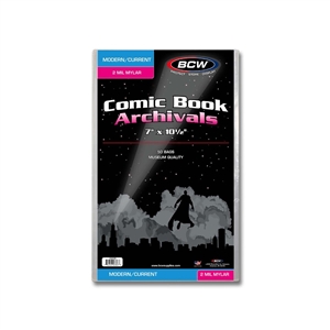 BCW Current/Modern Comic Mylar Archivals - 2 MIL