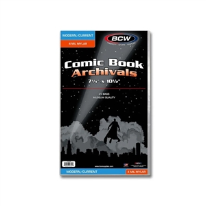 BCW Current/Modern Comic Mylar Archivals - 4 MIL