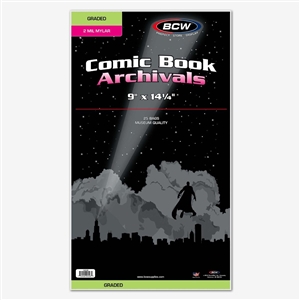 BCW Bags - Graded Comic - Mylar 2mil