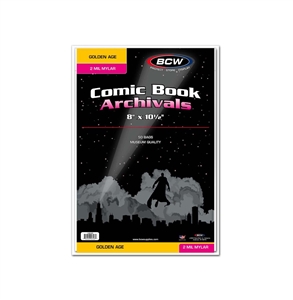 BCW Golden Comic Mylar - 2 MIL