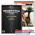 BCW BCW Magazine Bags - Thick Resealable