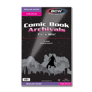 BCW Silver/Regular Comic Mylar - 2 MIL