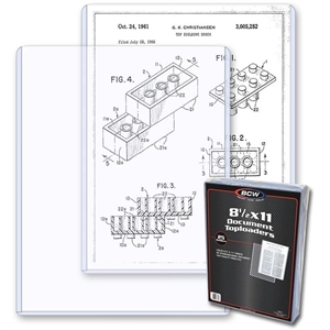 BCW Toploader - 8.5x11 (Document)
