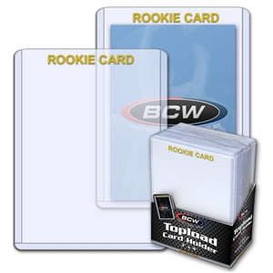 BCW 3x4 Topload Rookie Gold