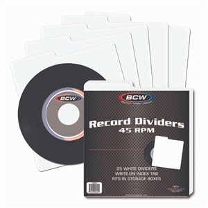 BCW 45 RPM Record Divider/Partition