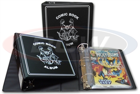 BCW 3â€ Comic Book Album â€“ Black