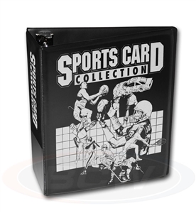 BCW 3" Sports Card Collection Album - Black