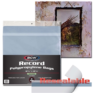 BCW 33 RPM Resalable Bags