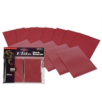 BCW Red 80ct Elite Glossy Gaming Deck Guard