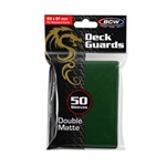 BCW Matte Green Deck Guard 50ct Sleeves
