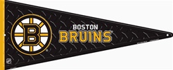 Boston Bruins Metal Pennant Sign