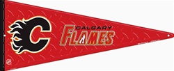 Calgary Flames Metal Pennant Sign