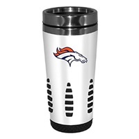 Broncos White Huntsville Travel Mug