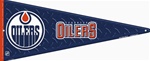 Edmonton Oilers Metal Pennant Sign