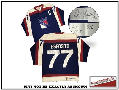 Autographed Jersey - Phil Esposito