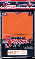 KMC Orange Super Standard Sleeves
