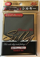 KMC 50ct Silky Matte Sleeves Black