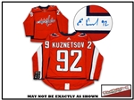 Autographed Jersey - Evgeni Kuznetsov