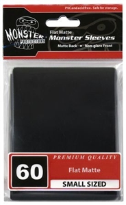 MONSTER Flat Matte Sleeves - Small Size