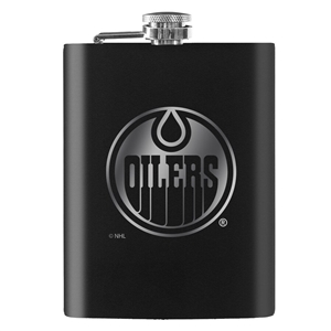 NHL 8oz Black Flask