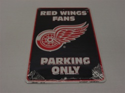 NHL Parking Sign - Detroit Red Wings