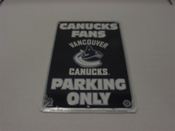 NHL Parking Sign - Vancouver Canucks