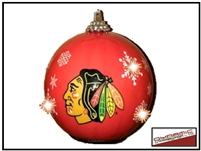 NHL Light-Up Ornament - Chicago Blackhawks
