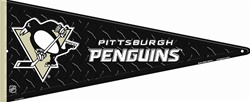 Pittsburgh Penguins Metal Pennant Sign
