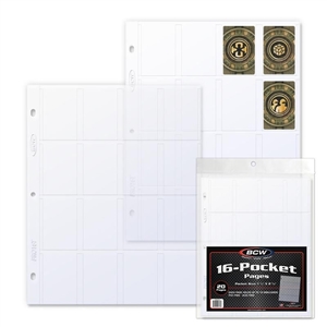 BCW 16 Pocket Pages