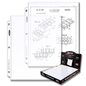 BCW 1 Pocket - 8 1/2 x 11