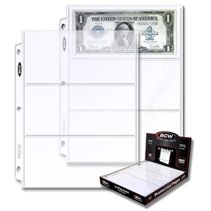 BCW 3 Pocket Money Pages