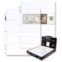 BCW 4 Pocket Currency Pages