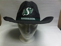 Saskatchewan Roughriders Black Staw Cowboy Hat