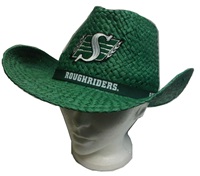 Saskatchewan Roughriders Green Staw Cowboy Hat