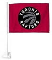Toronto Raptors Logo Double Sided Car Flag