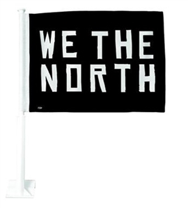 Toronto Raptors "We The North" Double Sided Car Flag