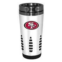 49ers White Huntasville Travel Mug