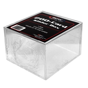 BCW 2-Piece Slider Box (Soapdish) - 200 Count