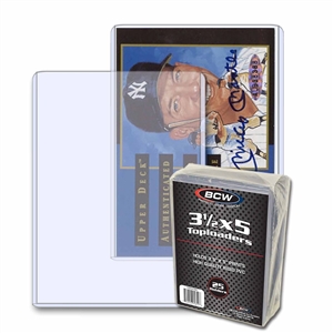 BCW Toploader - 3.5x5